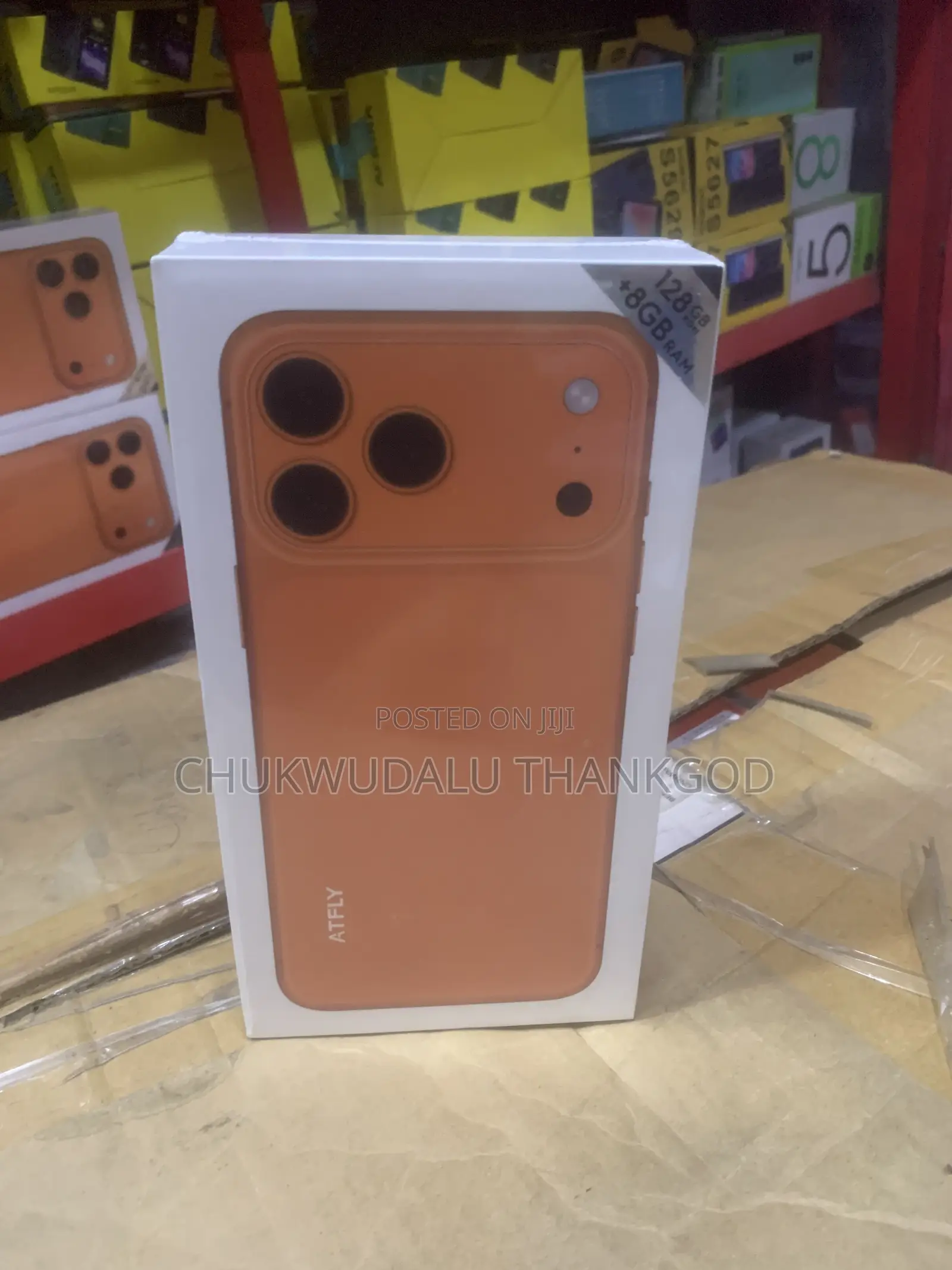 New Mobile Phone 128 GB Orange