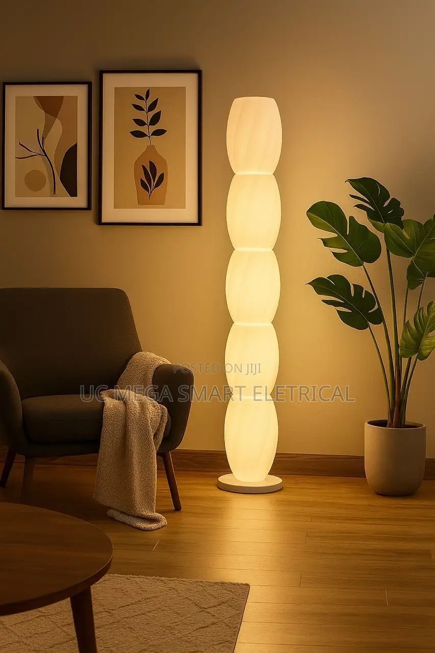 Modern LED Floor Lamps for Living Rooms and Bedrooms With Three-Color