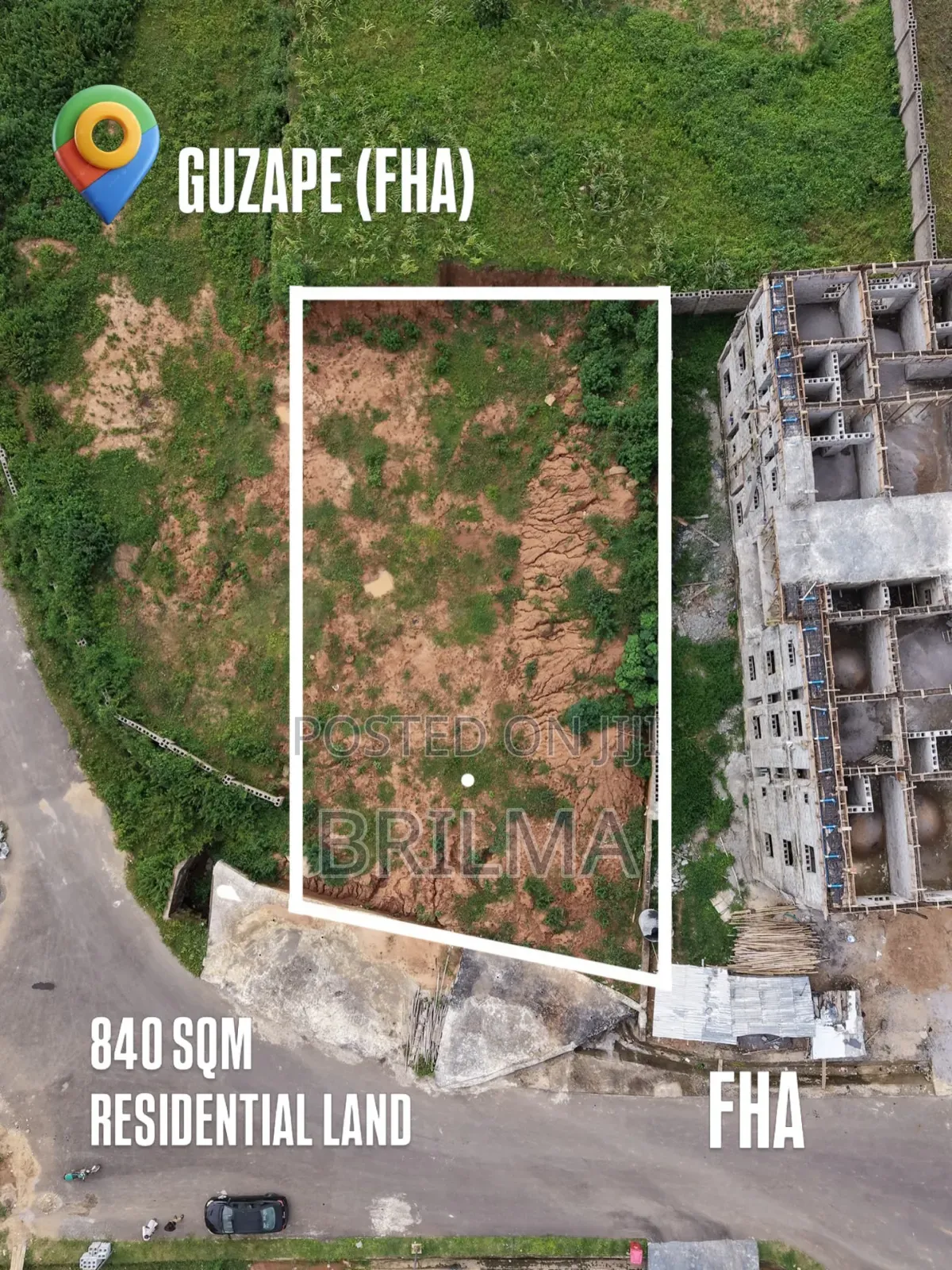 840Sqm Residential Land in Guzape for Sale