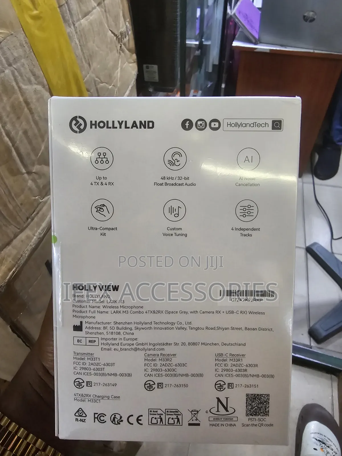 Hollyland Lark M3 Wireless Microphone (2tx 2rx)