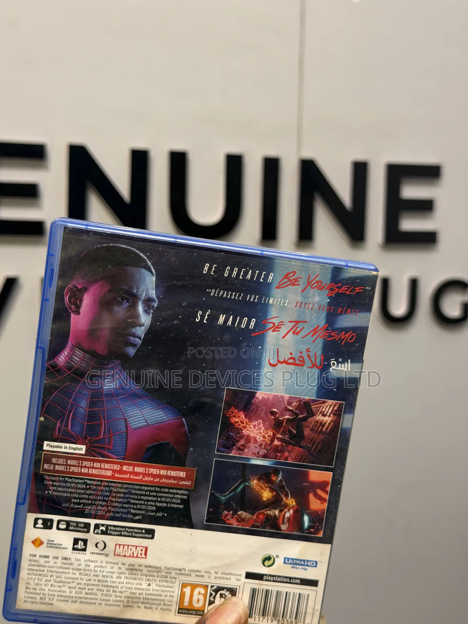 Marvel's Spiderman Miles Morales - Playstation 5