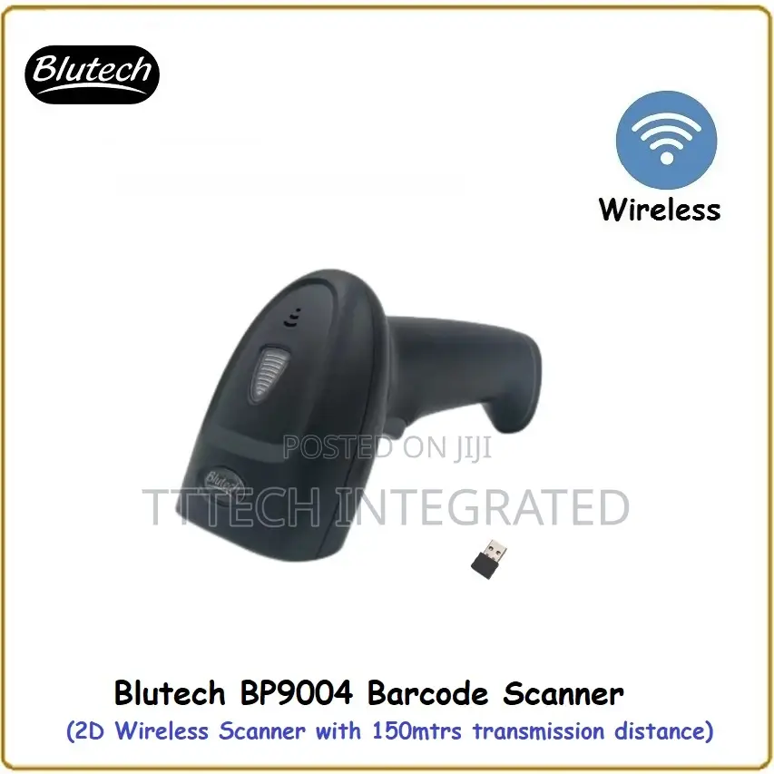 Blutech BP9004 Wireless Barcode and QR-Code Scanner