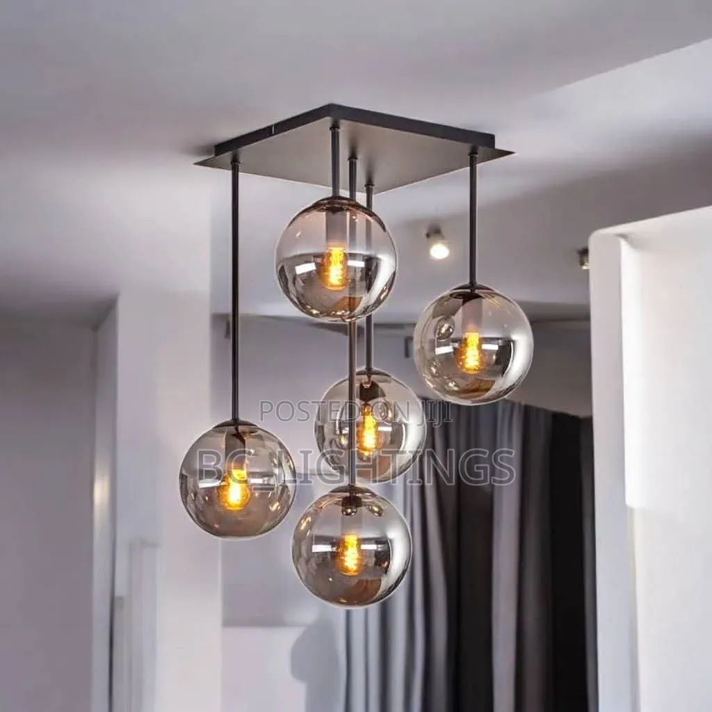 Glass Light Hanging Fixture for Kitchen Dining Room Bedroom
