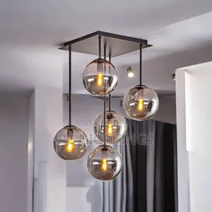 Glass Light Hanging Fixture for Kitchen Dining Room Bedroom