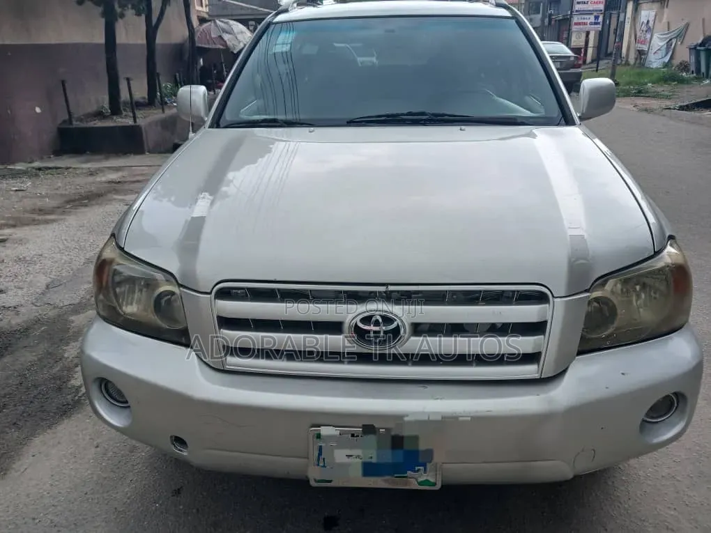 Toyota Highlander V6 2006 Silver