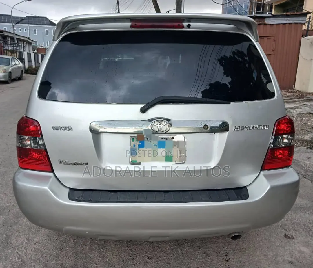 Toyota Highlander V6 2006 Silver