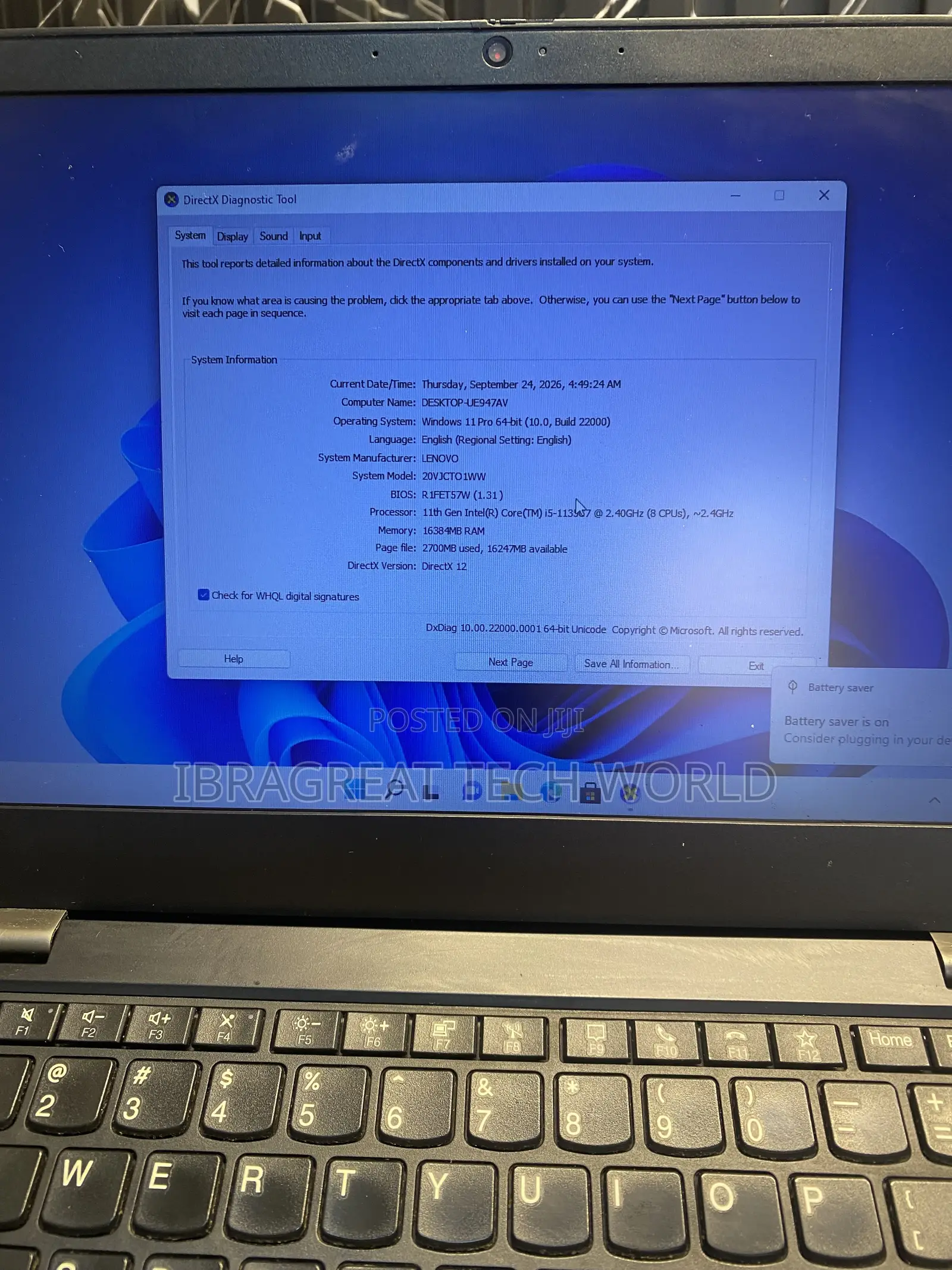 Laptop Lenovo ThinkPad L13 Yoga 16GB Intel Core i5 SSD 256GB