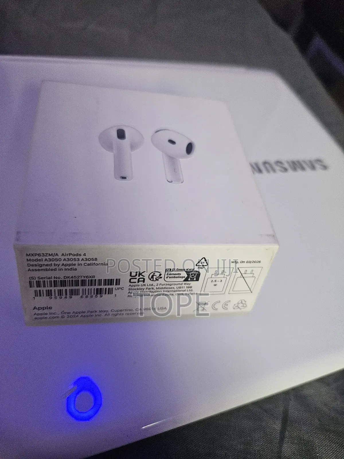  Brand New Apple AirPods 4 – Sealed
Price: ₦220,000