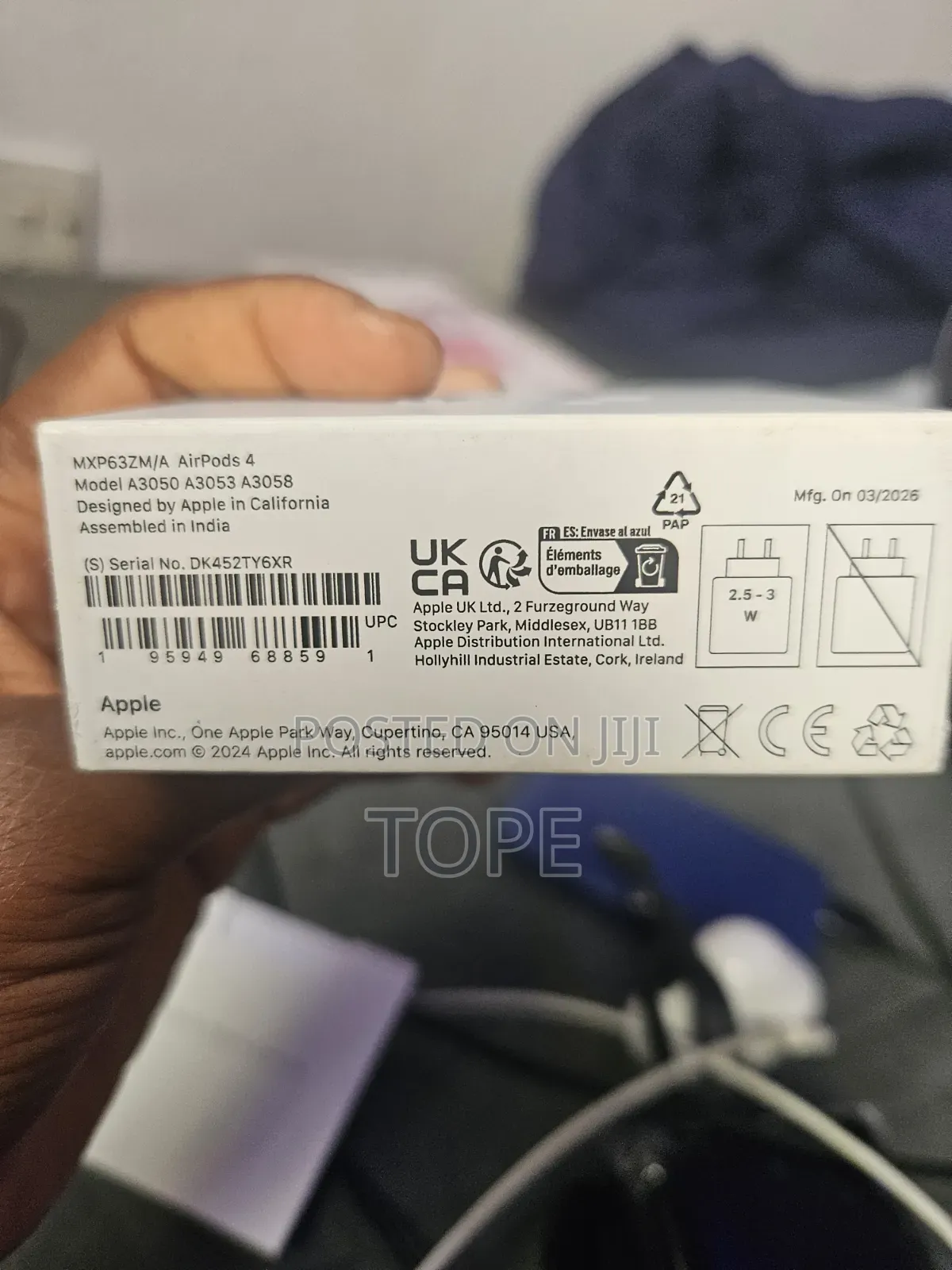  Brand New Apple AirPods 4 – Sealed
Price: ₦220,000