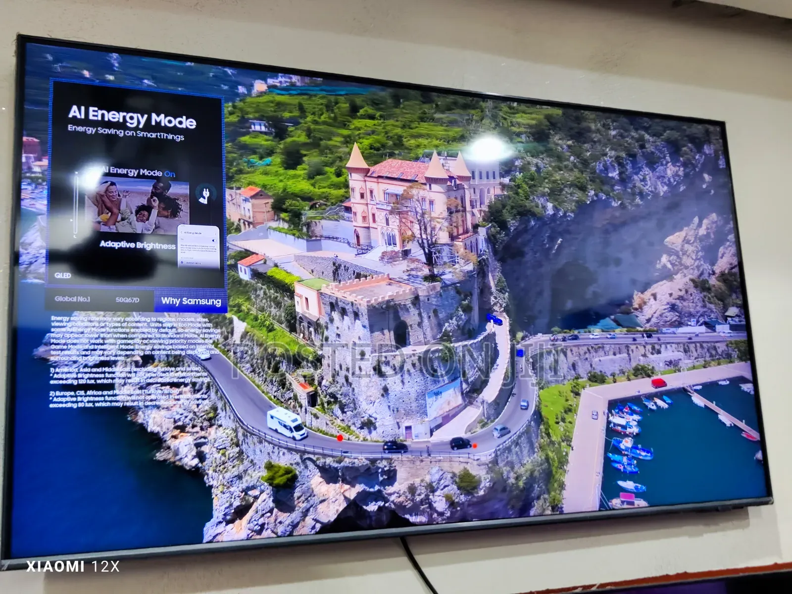 Top Notch Samsung 50" Qled Q67D Bezel-Less Screen Airslim Smart TV