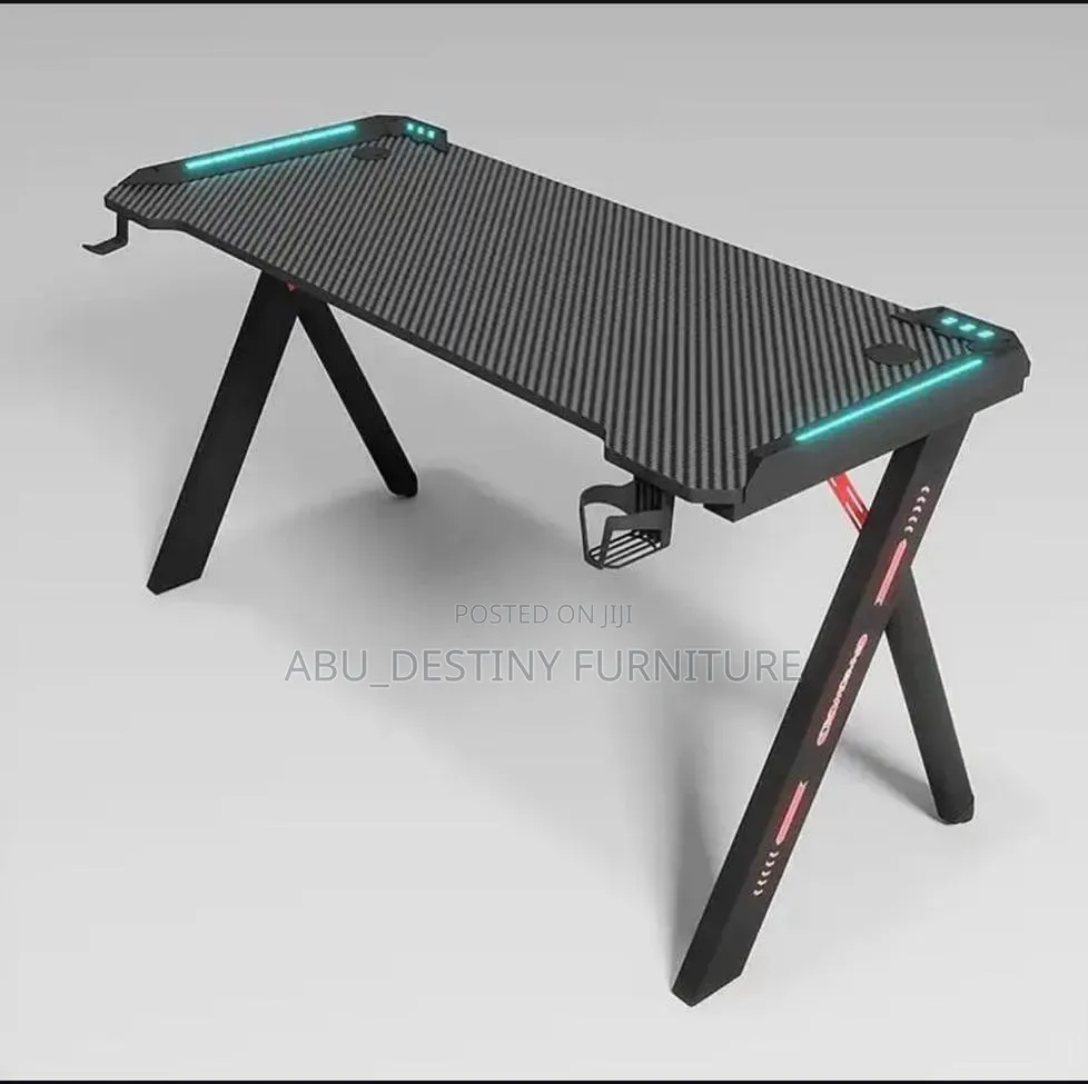 Gaming Desk With LED Lights