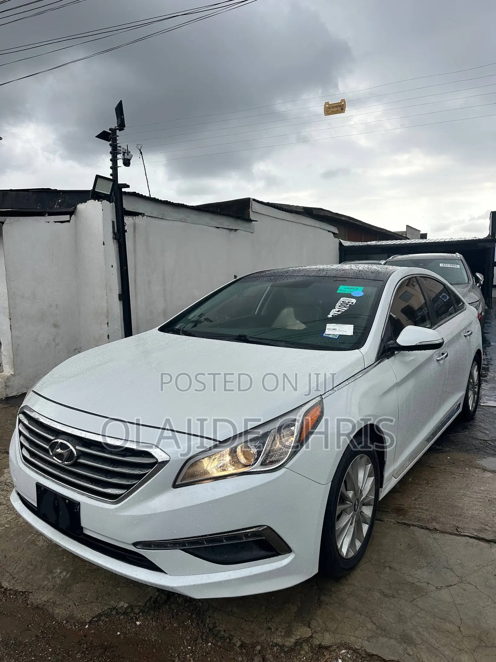 Hyundai Sonata Limited 4dr Sedan (2.4L 4cyl 6A) 2015 White