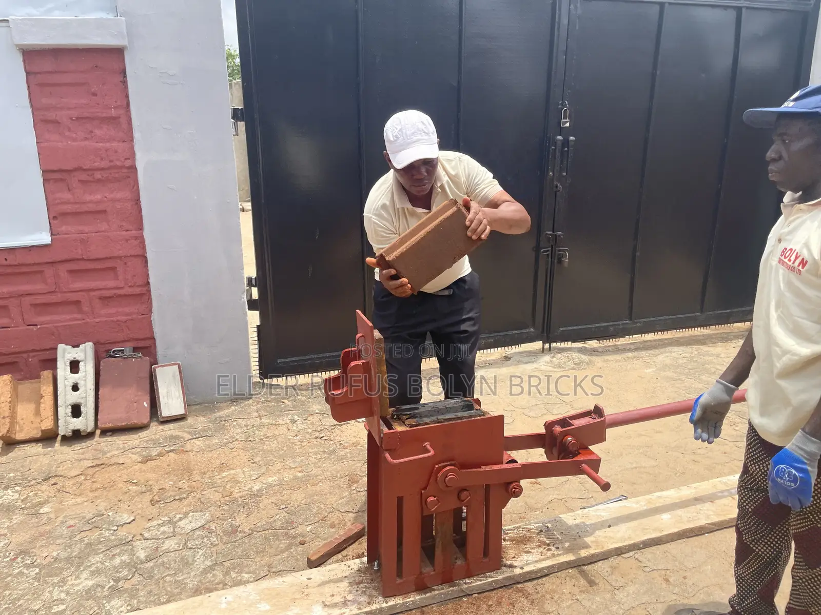 Hydraform 6inches-Dry Stack Brick Press Machine