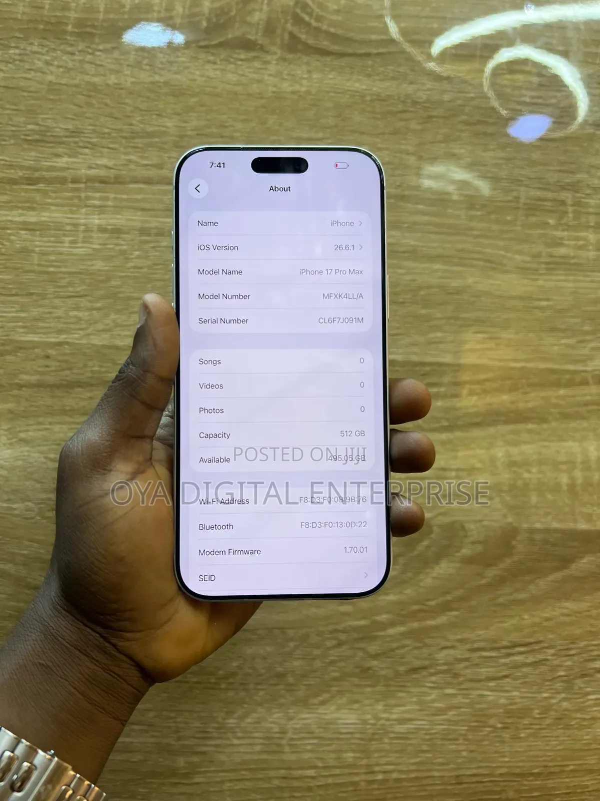 Apple iPhone 17 Pro Max 512 GB Silver