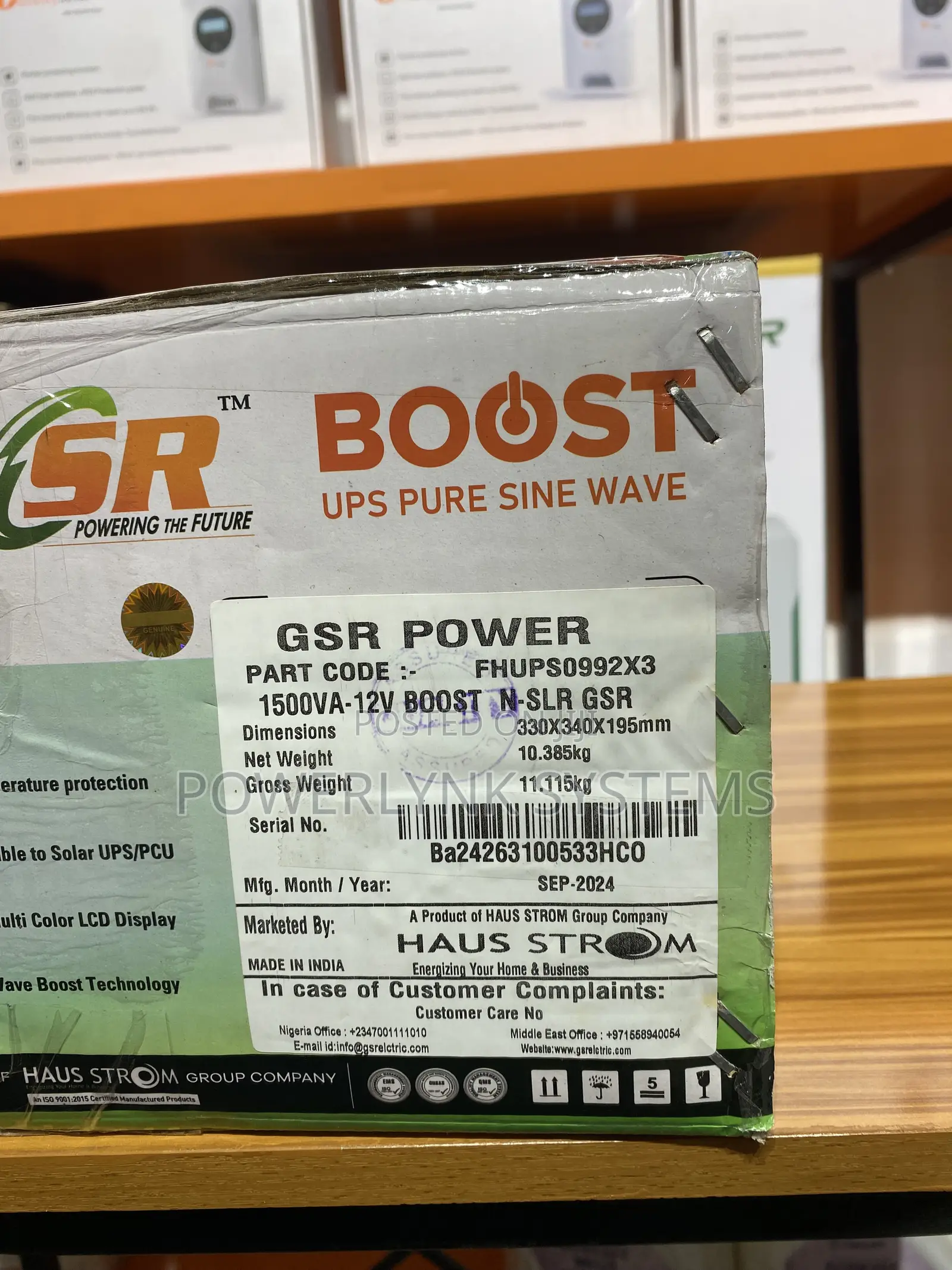 GSR 1.5kva Inverter