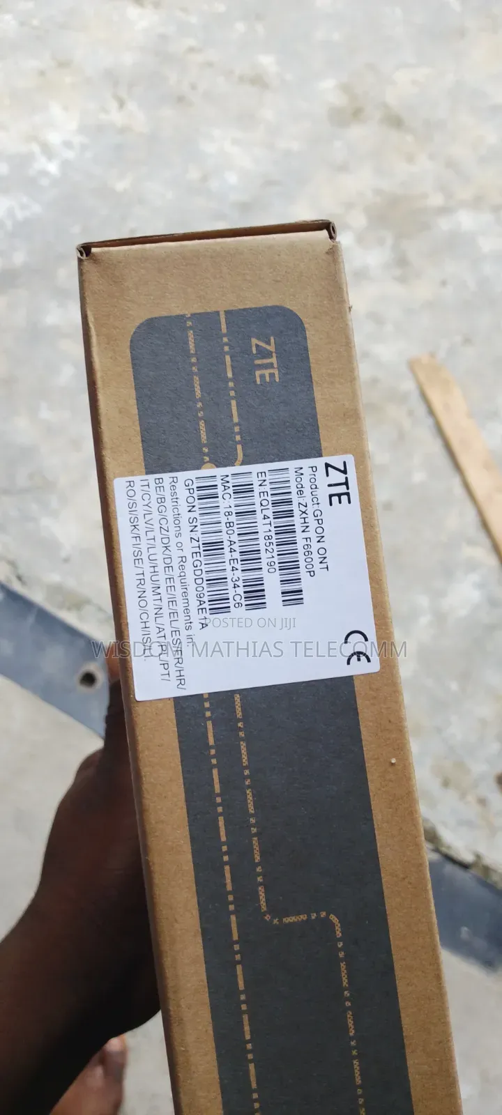 ZXHN F6600p Wifi 6 Ax3000 Gpon Ont Fiber Router