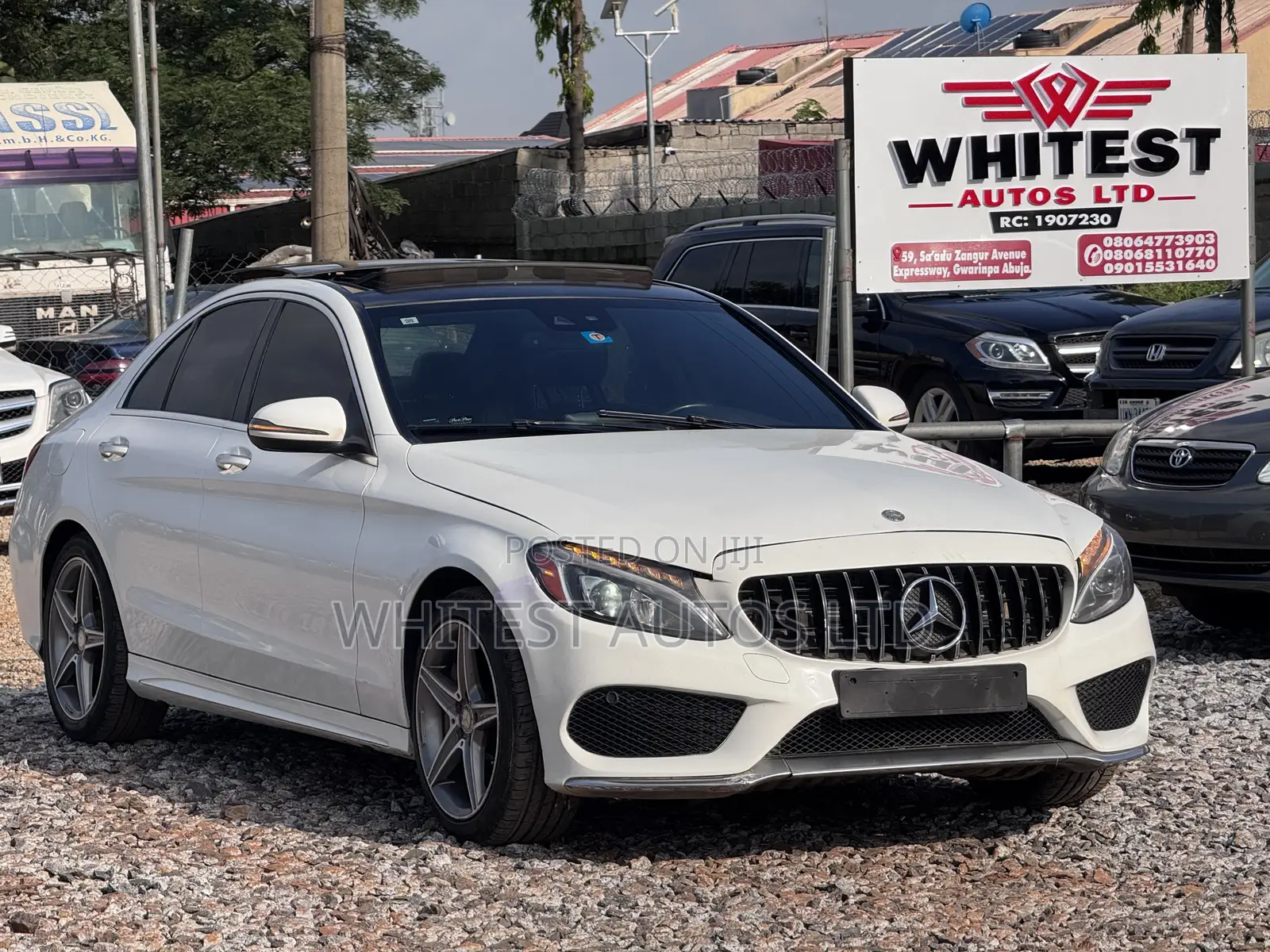 Mercedes-Benz C300 Sport 4Matic Sedan AWD (2.0L 4cyll 7A) 2016 White