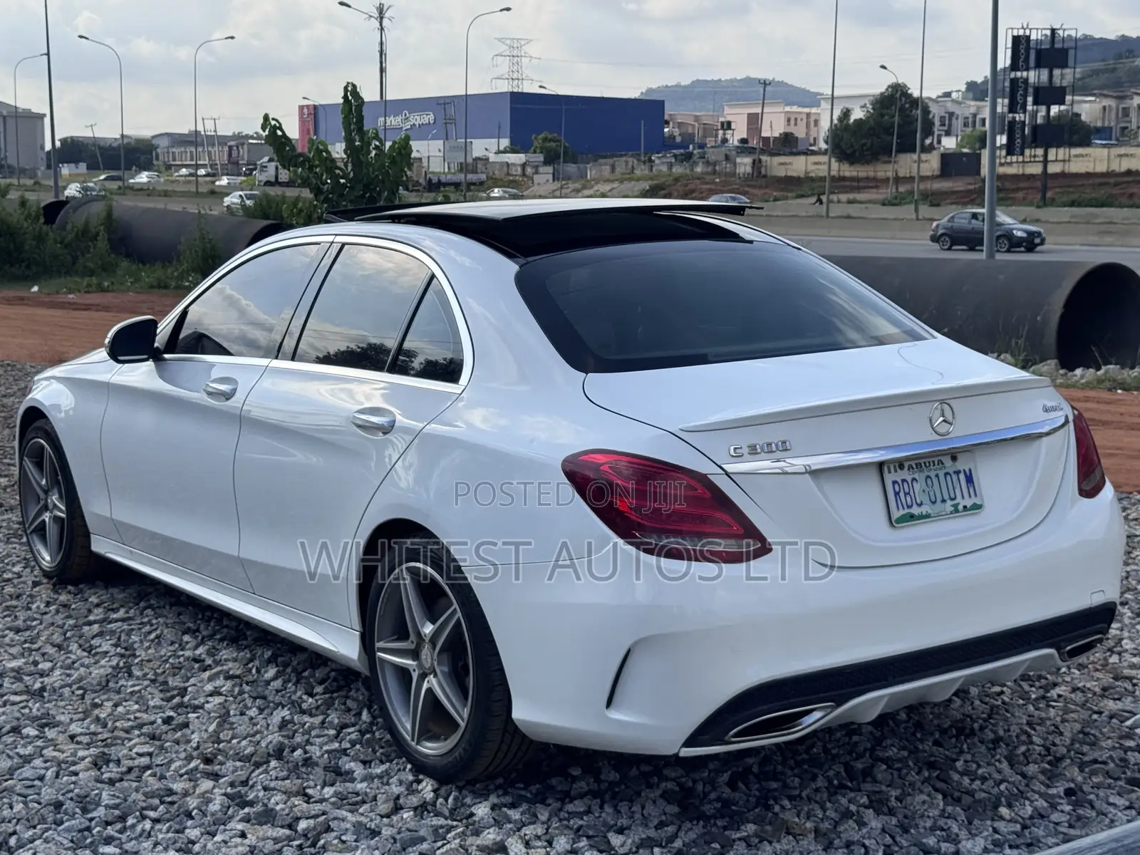 Mercedes-Benz C300 Sport 4Matic Sedan AWD (2.0L 4cyll 7A) 2016 White