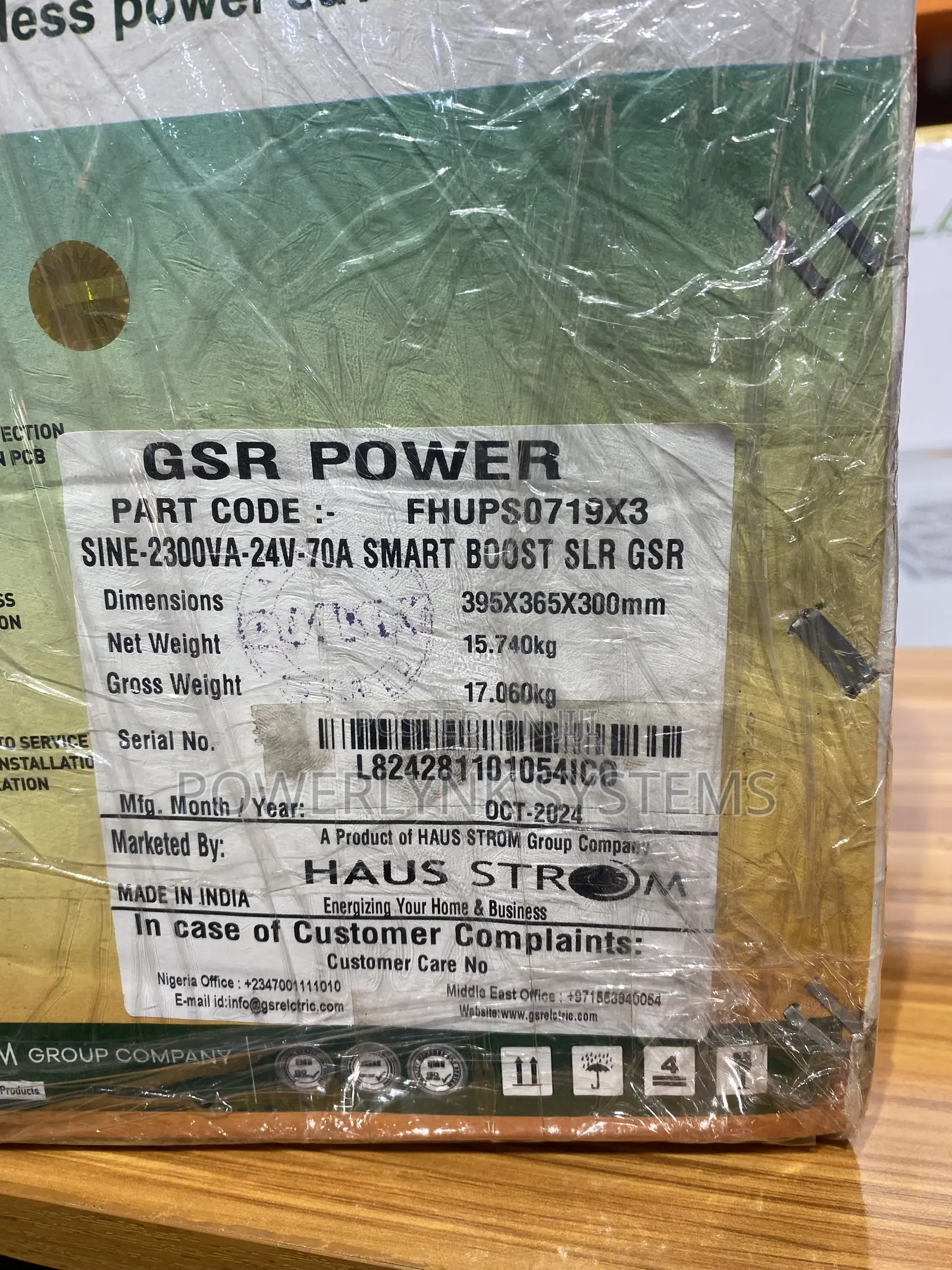 GSR 2.3KVA Hybrid Inverter
