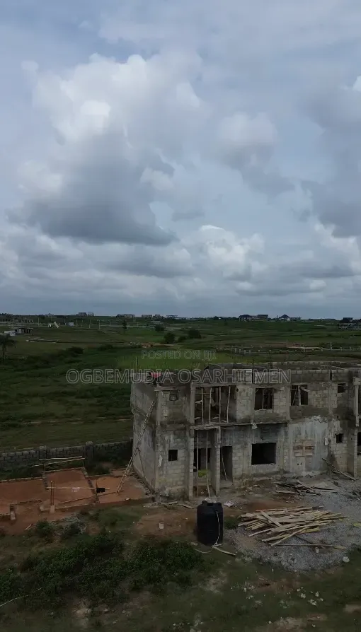 350sqm Estate Land for 3 Bedroom Semi Detached Duplex With BQ, RofO
