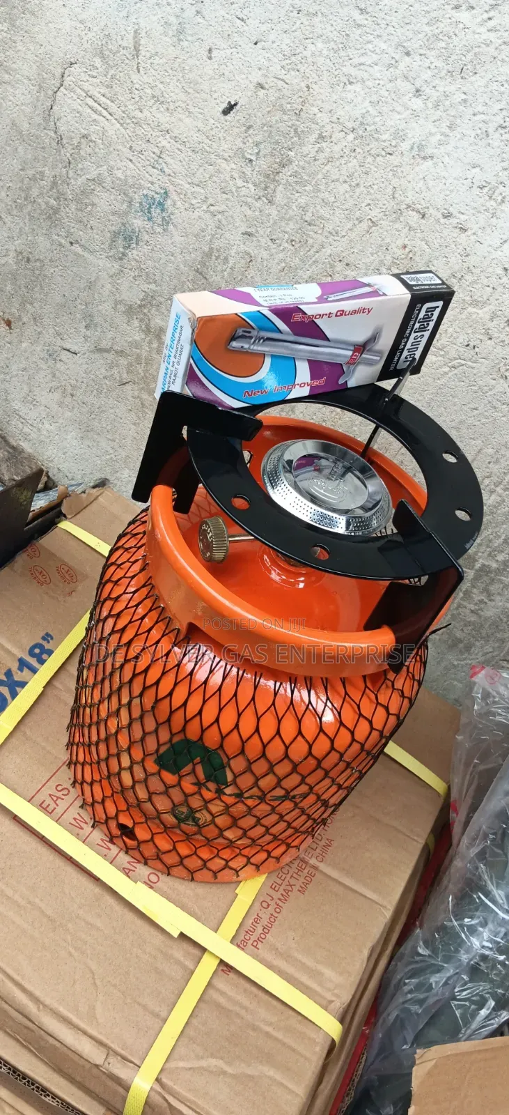 3kg Gas Cylinder With Accessories and Free Electronic Lighter