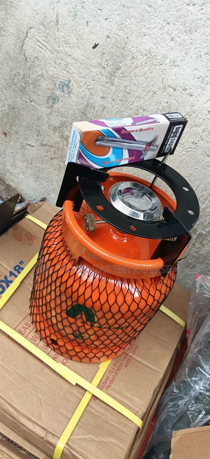 3kg Gas Cylinder With Accessories and Free Electronic Lighter