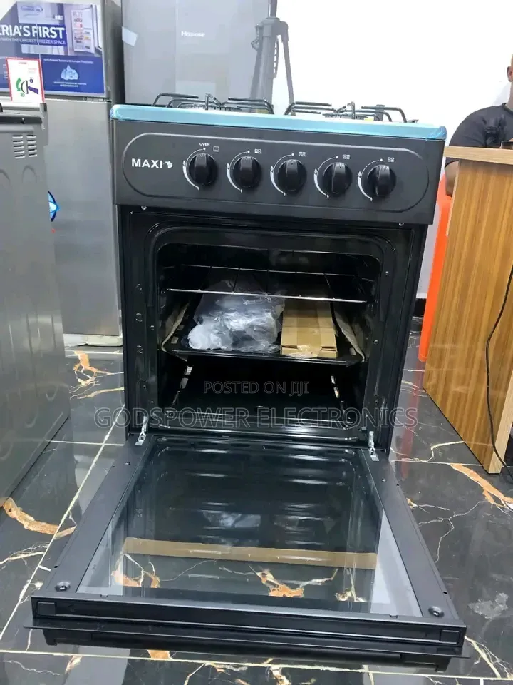 Maxi 50 by 50 4 Burners Standing Gas Cooker With Ovens