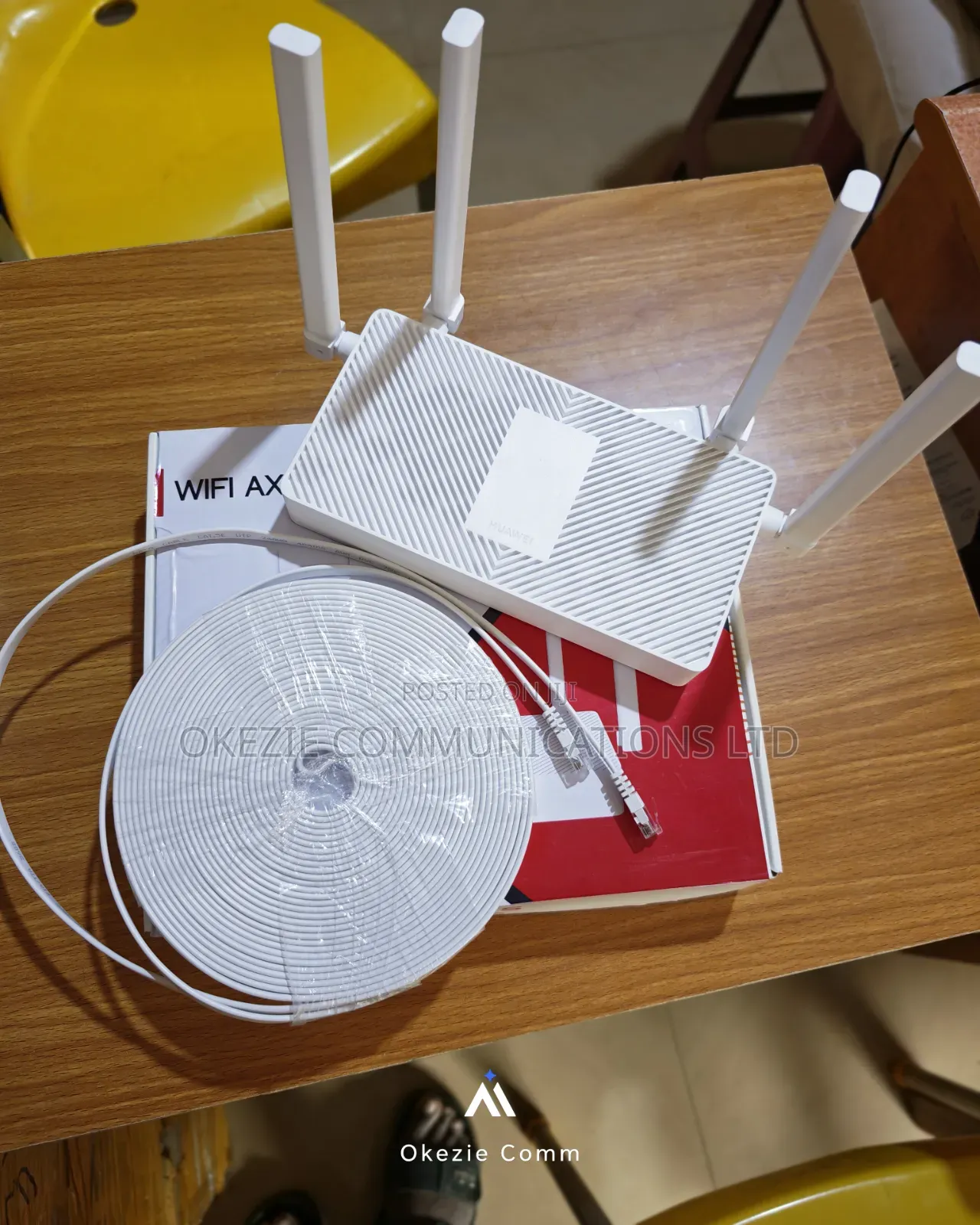 WiFi Extender + 20m Lan Cable ; Wired (In) to Wireless (Out) ; WiFi 6