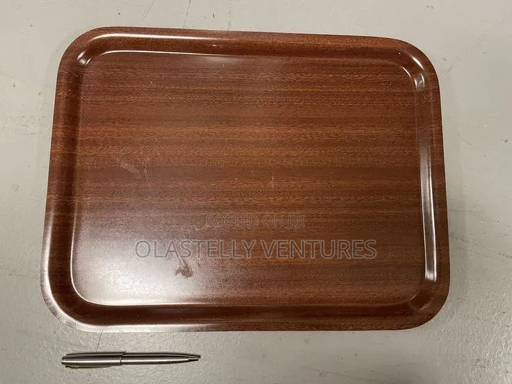 Teak Wood Single Serving Tray H