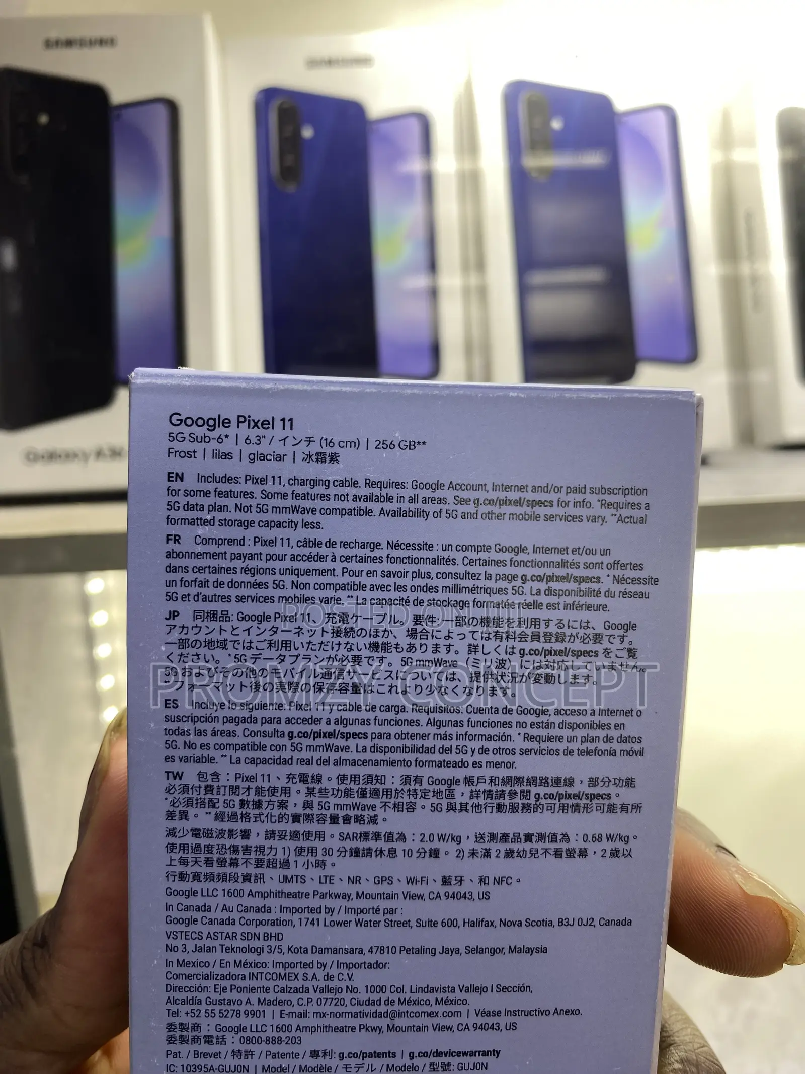 New Google Pixel 11 256 GB Blue