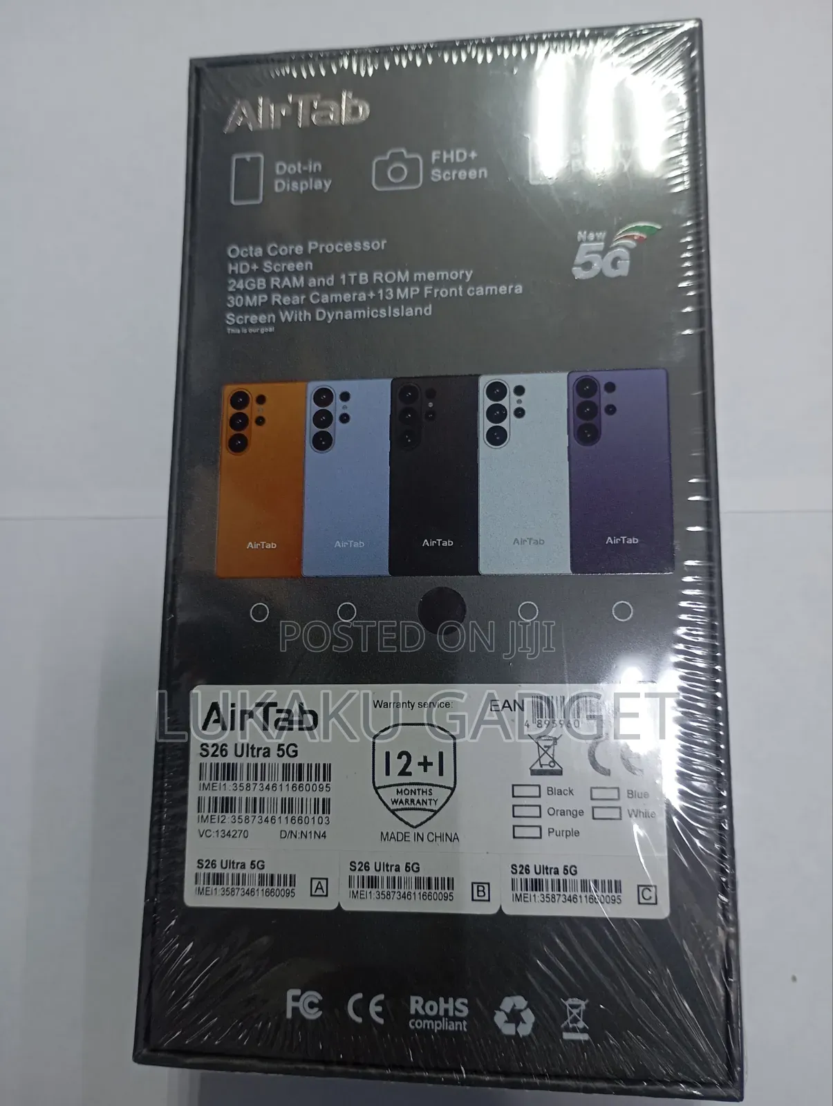 New AirTab S25 Ultra 5G 1 TB Blue