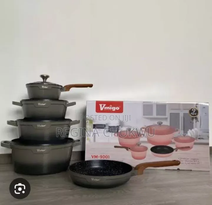 9pcs Vmingo Pot or Cookware