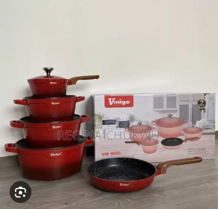 9pcs Vmingo Pot or Cookware