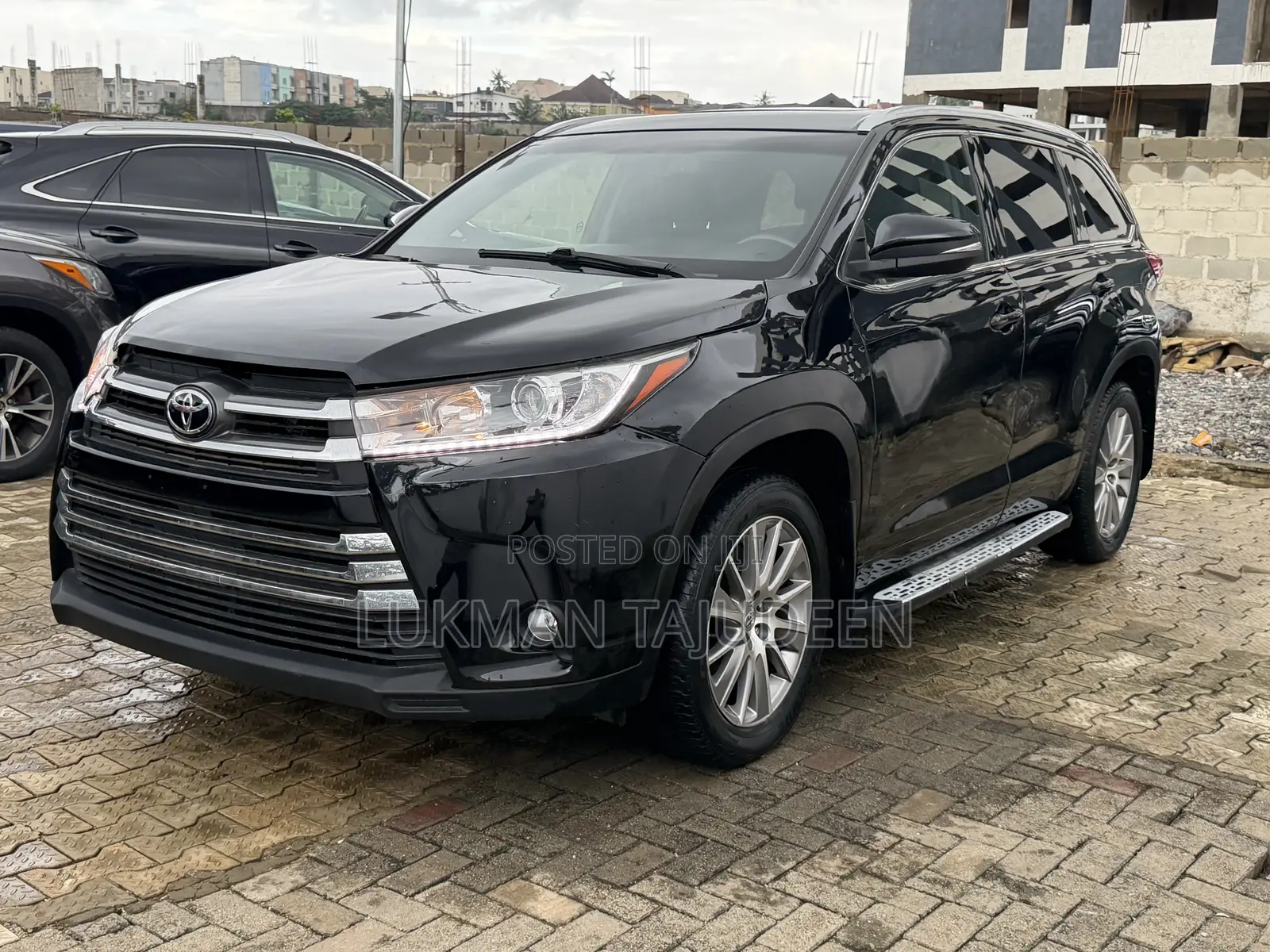 Toyota Highlander XLE V6 4x4 (3.5L 6cyl 6A) 2016 Black