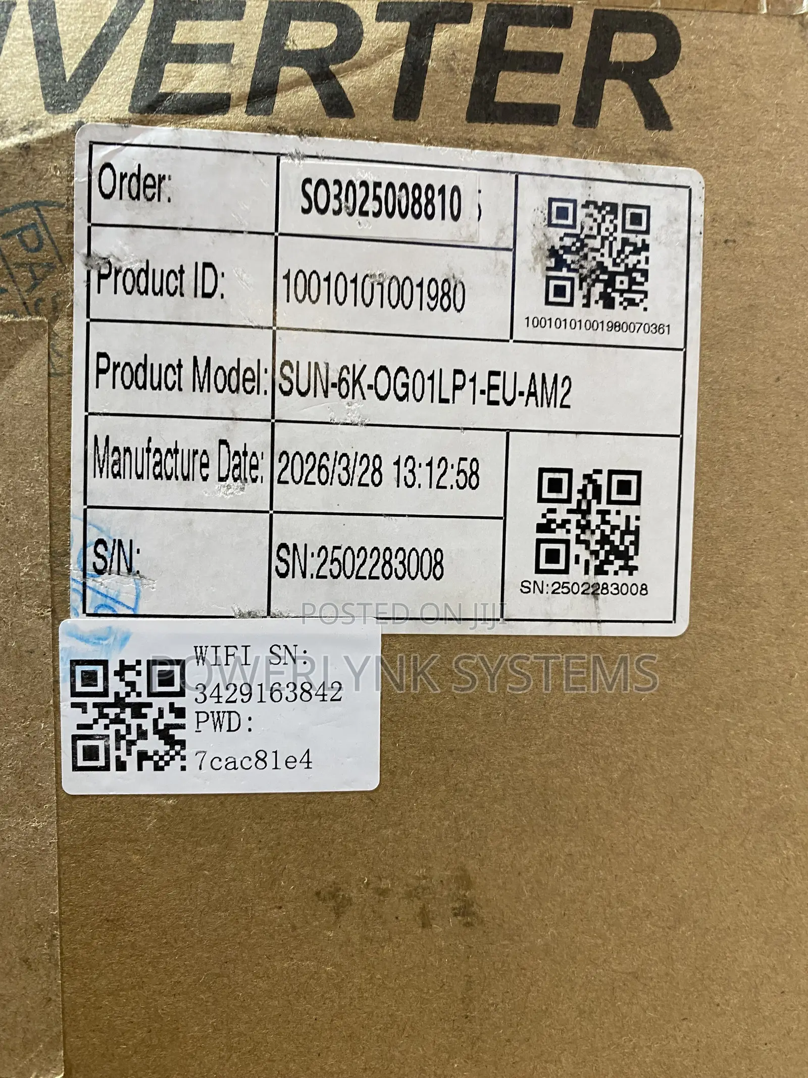 Deye 6KW Hybrid Inverter