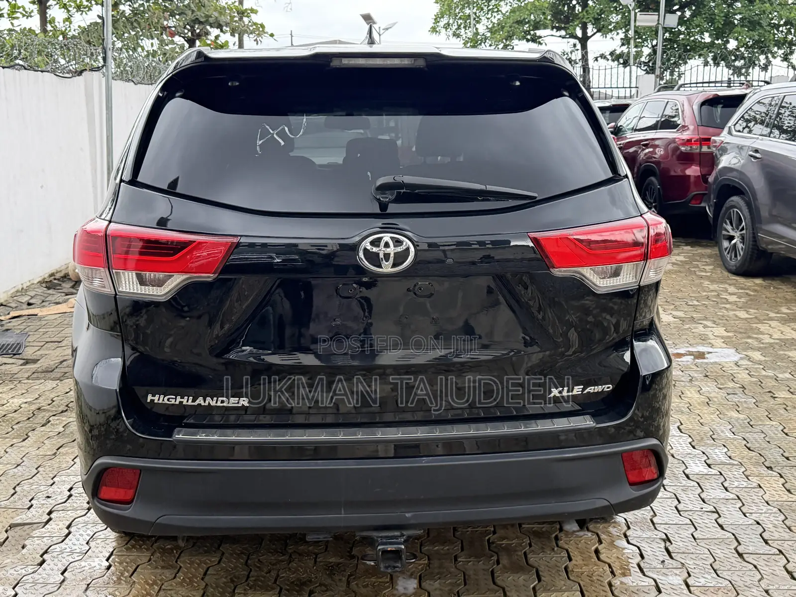 Toyota Highlander XLE V6 4x4 (3.5L 6cyl 6A) 2016 Black