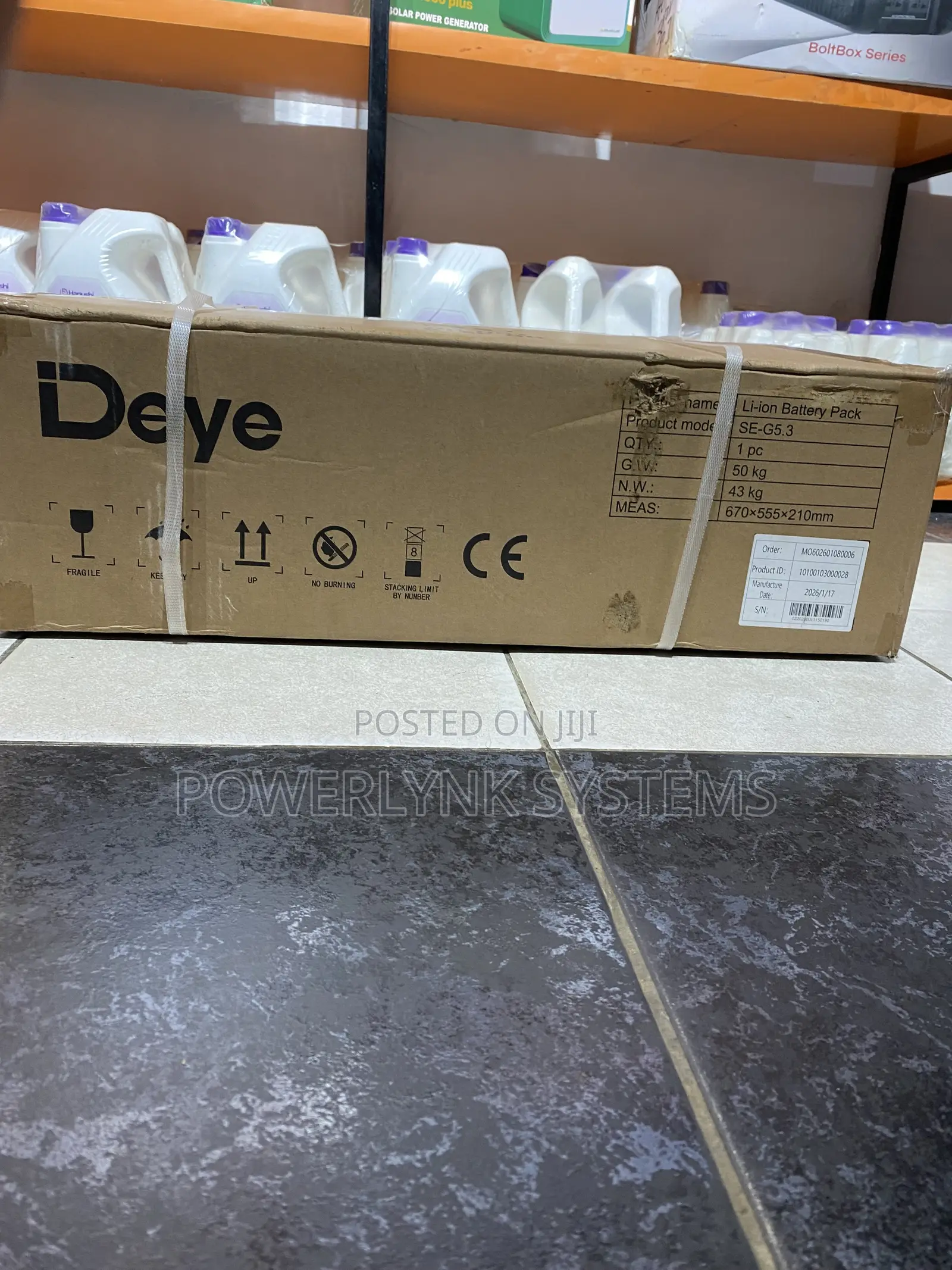Deye 5KW Lithium Battery