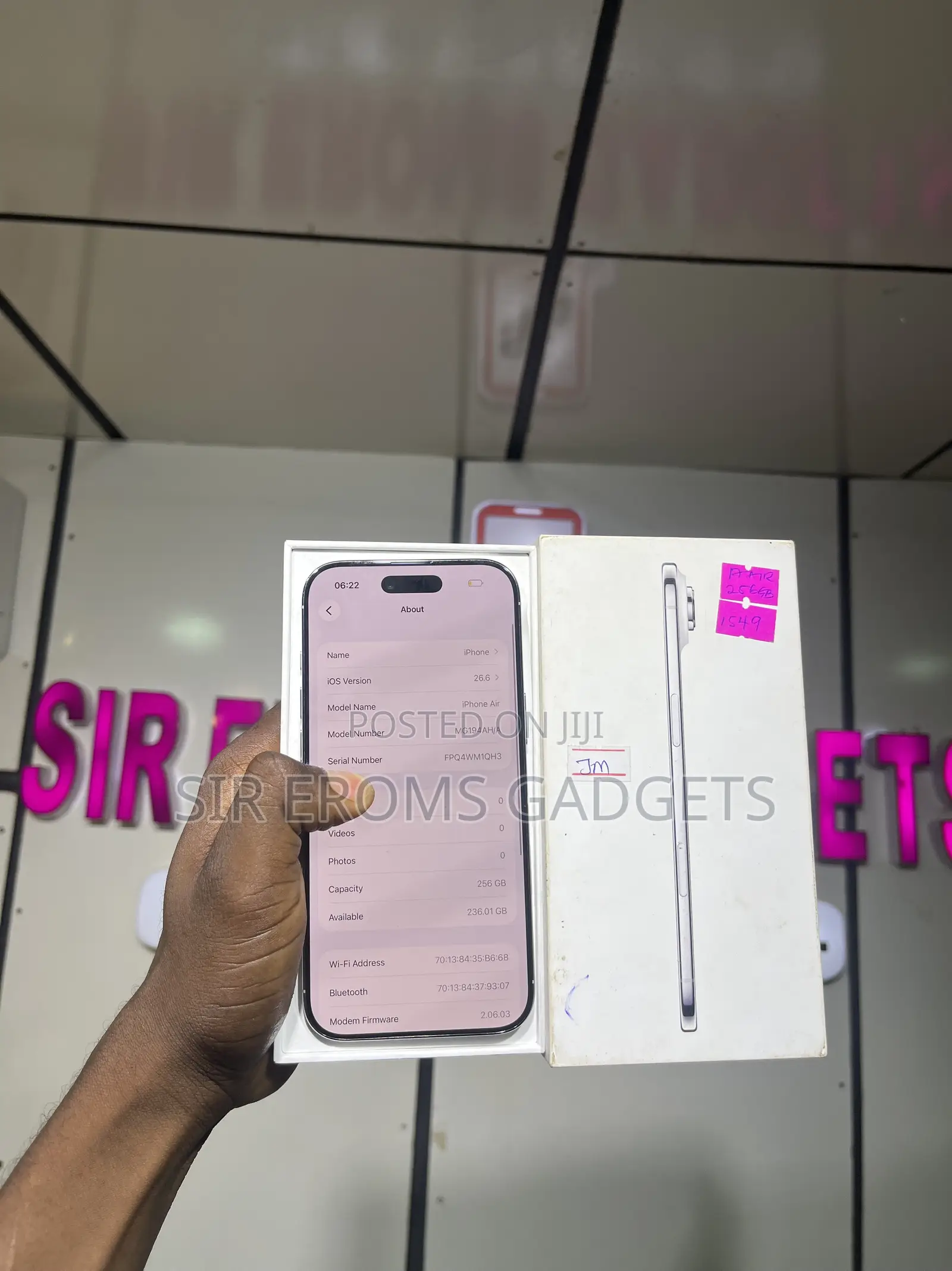 Apple iPhone Air 256 GB Silver