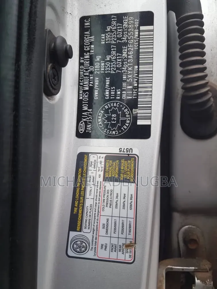 Kia Sorento 2015 Silver