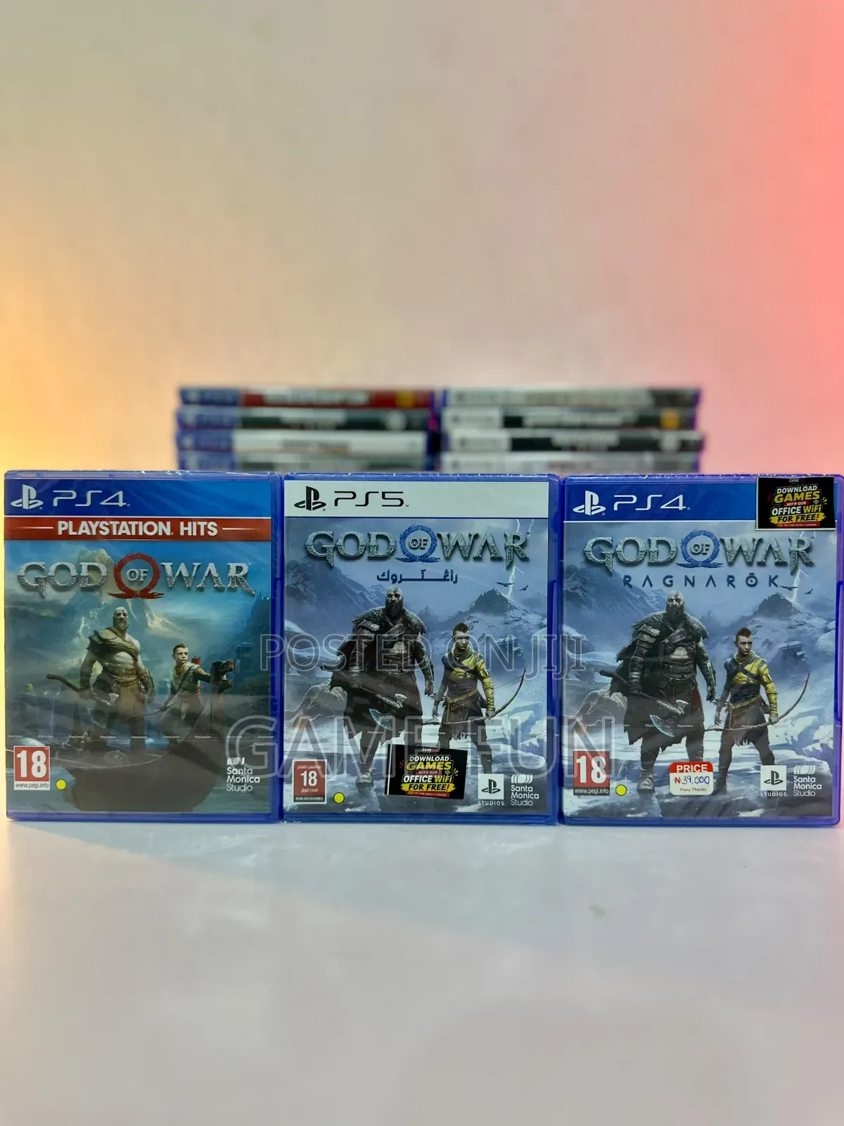 God of War Ragnarok PS5 PS4 CD Disc Playstation Games