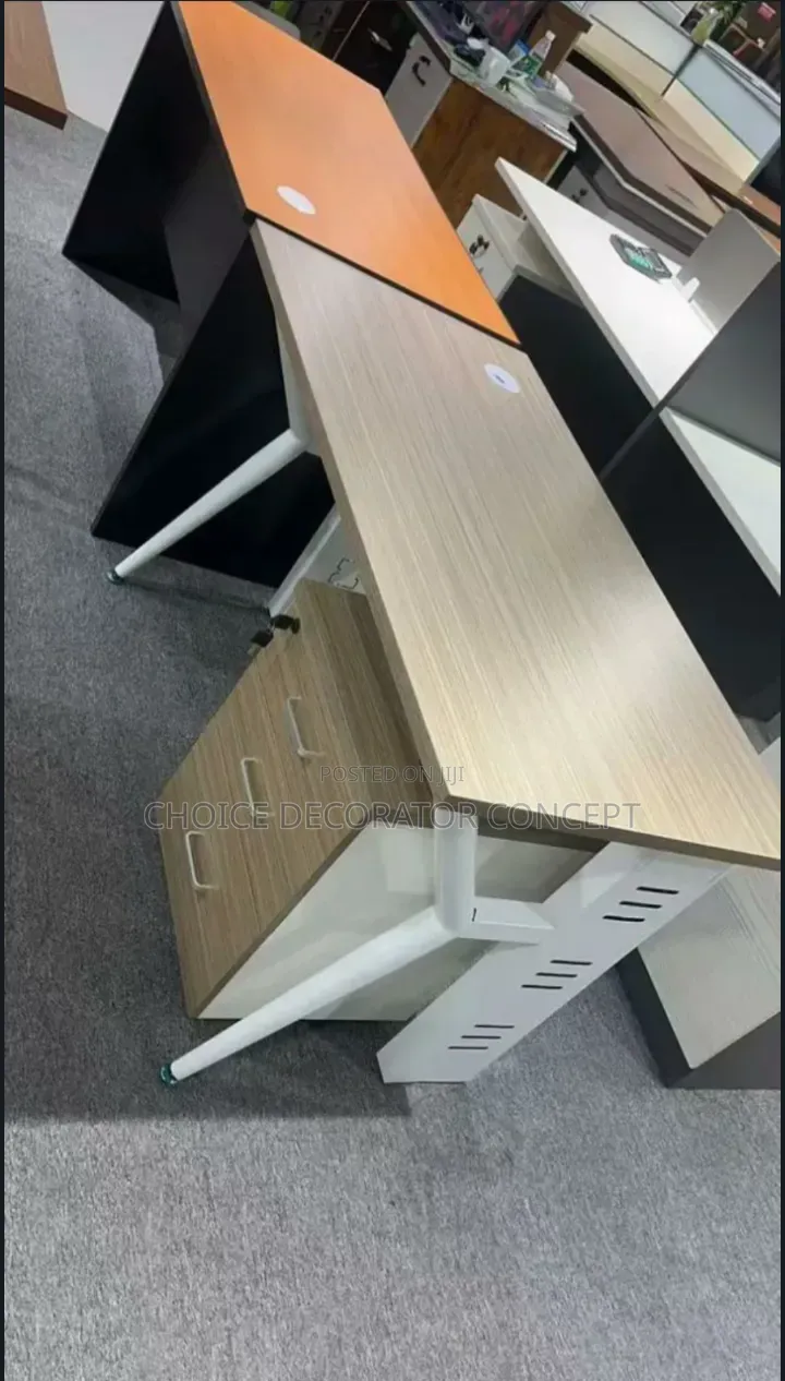 Modern Office Desk With 3-Drawer Storage