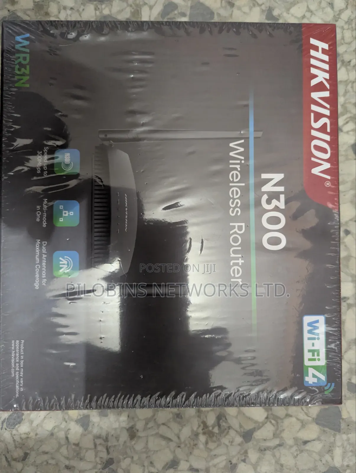 Hikvision N300 Wireless Router -WR3N