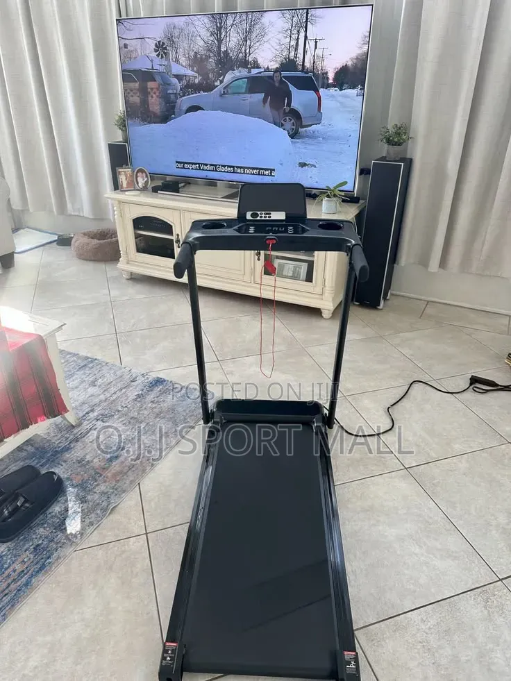 1.5HP Platform/Walking Pad Treadmill With Bottle Holder, E.T.C