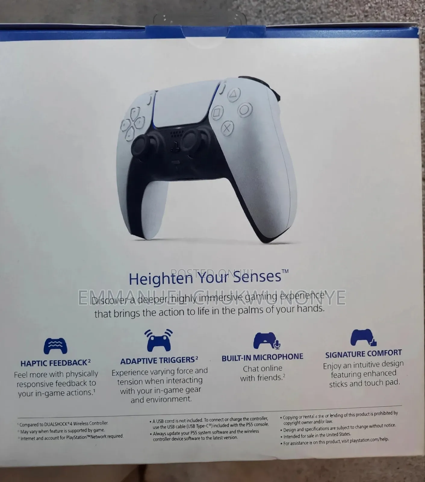 New Sony PS5 Extra Pad Dual Sense Wireless Controller