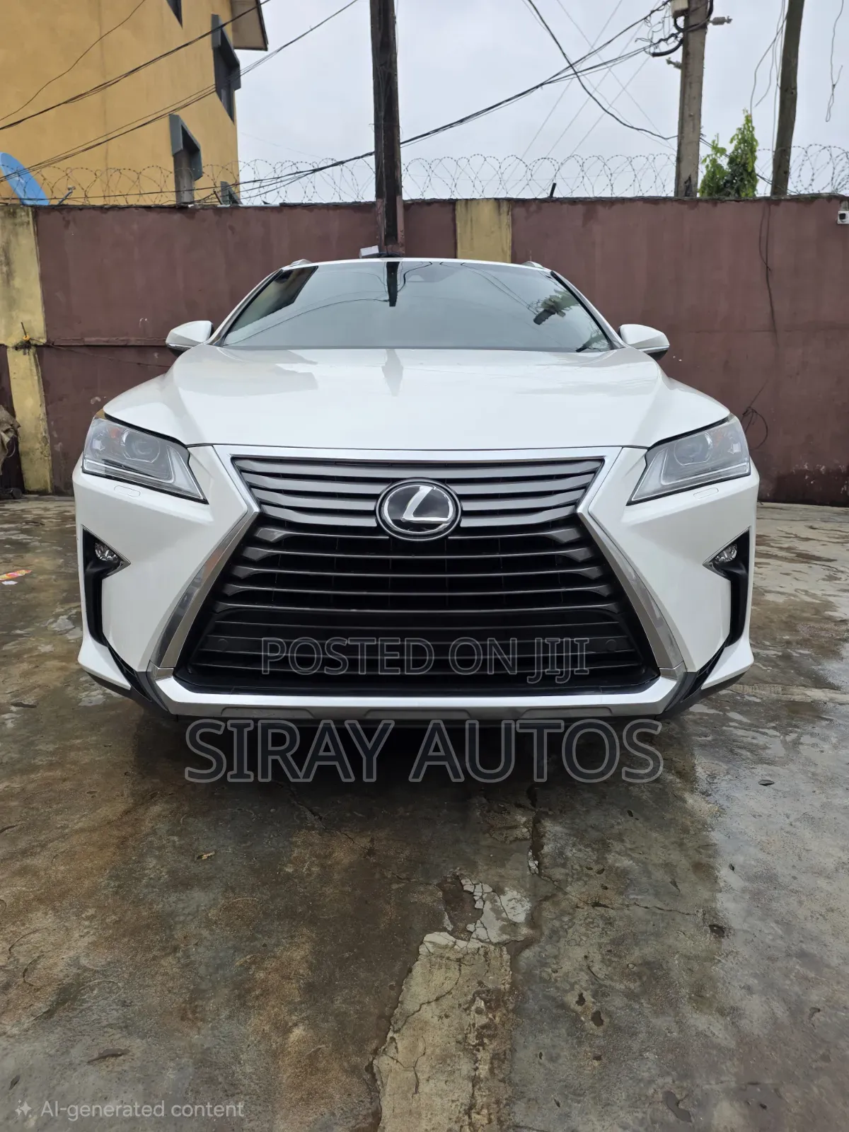 Lexus RX 350 FWD 2017 White