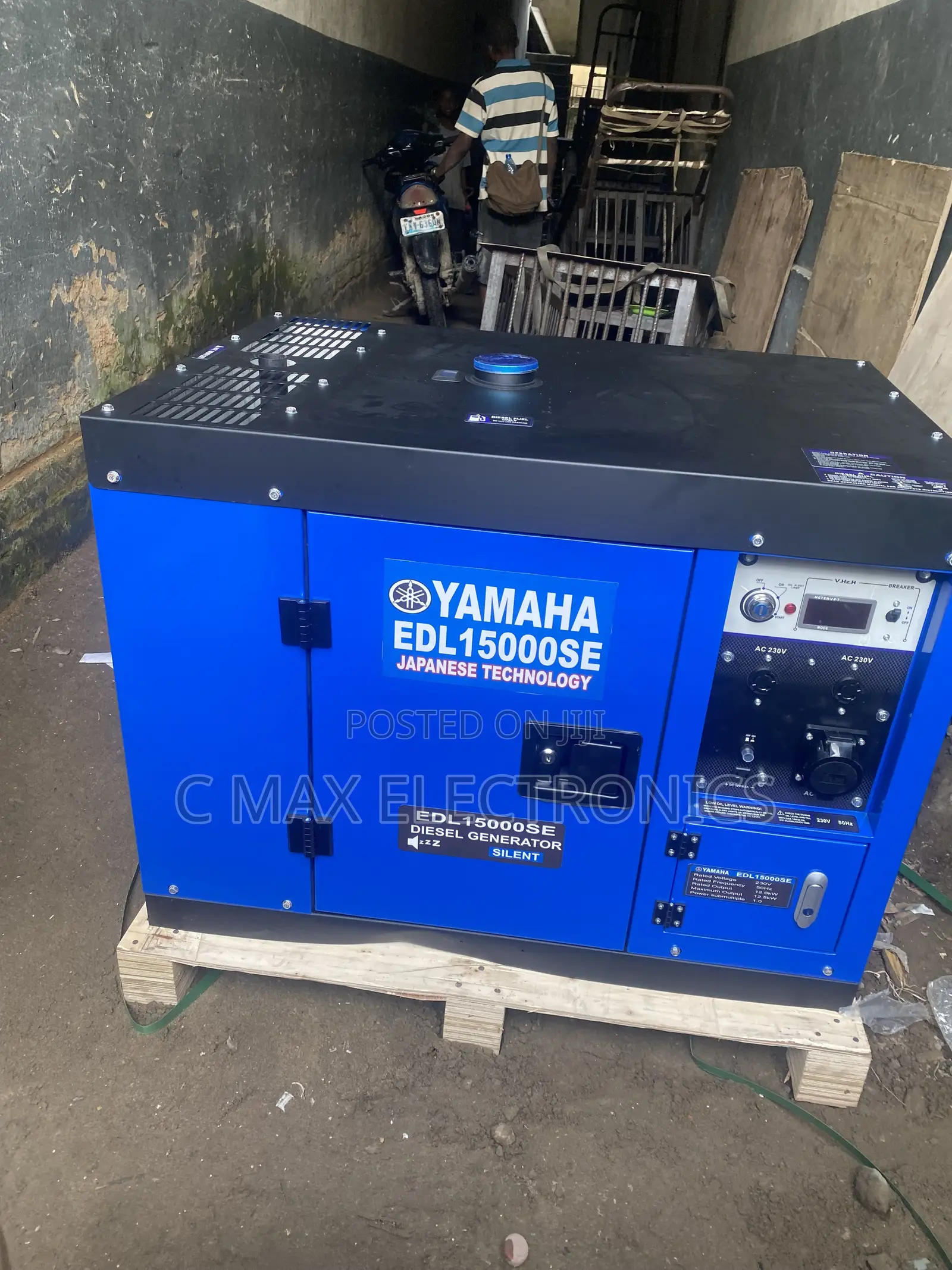 YAMAHA EDL15000SE 15KVA Silent Diesel Generator