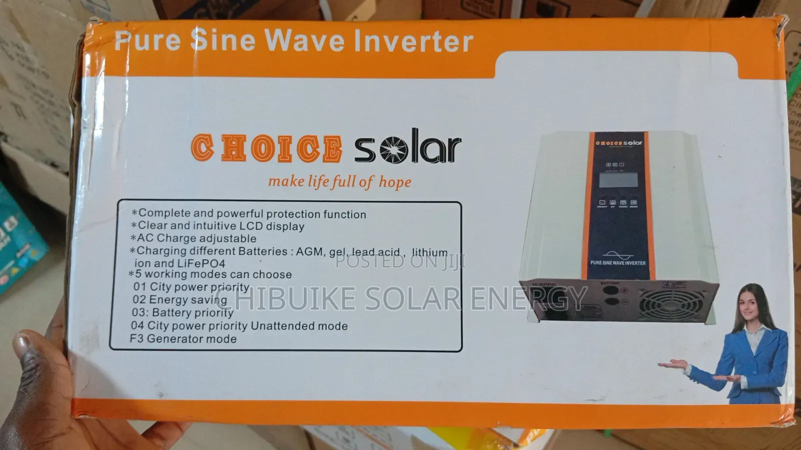 Choice Solar Inverter 2.5kva/12v