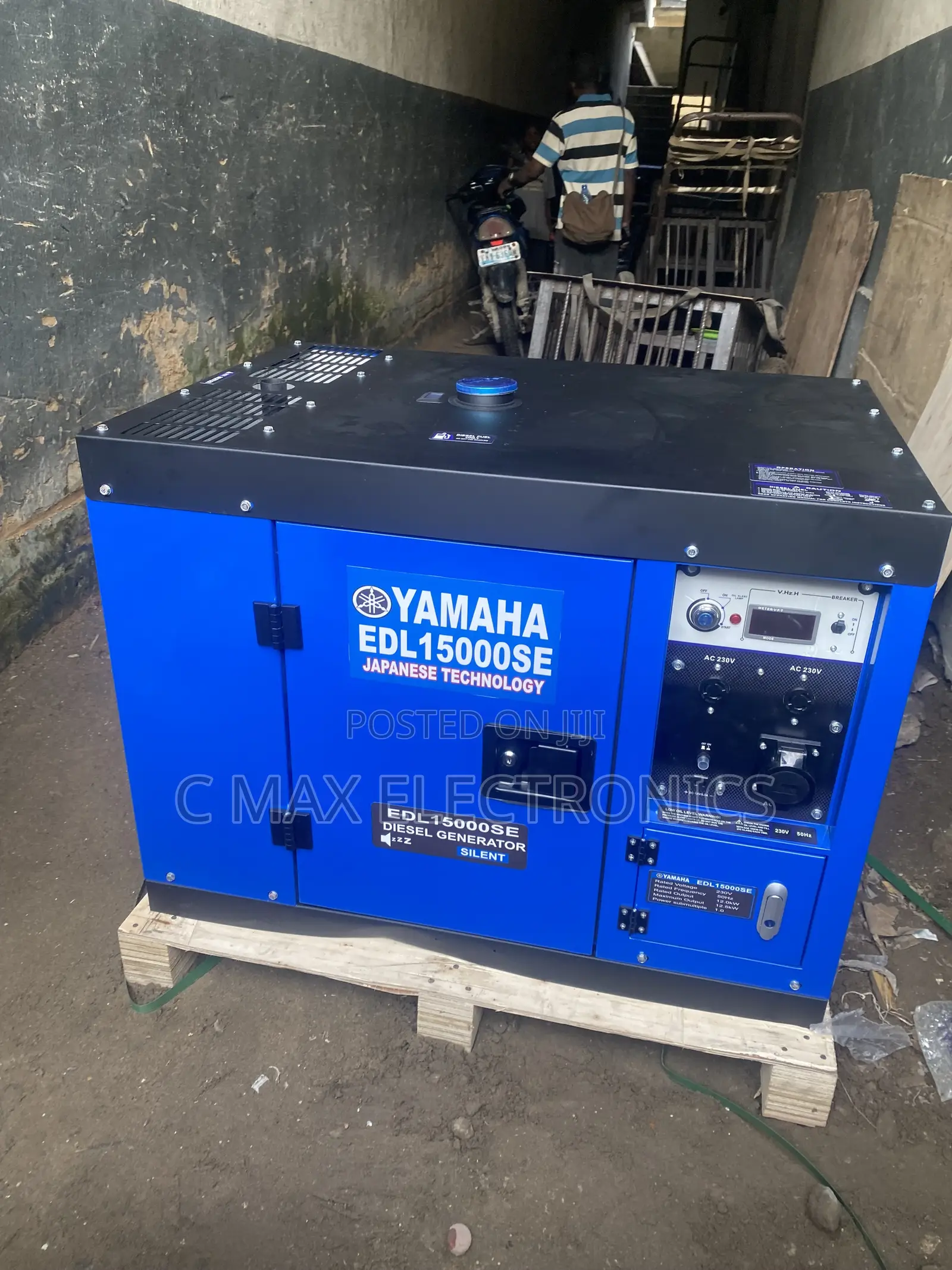 YAMAHA 15KVA Diesel Soundproof Generator – Copper Coil