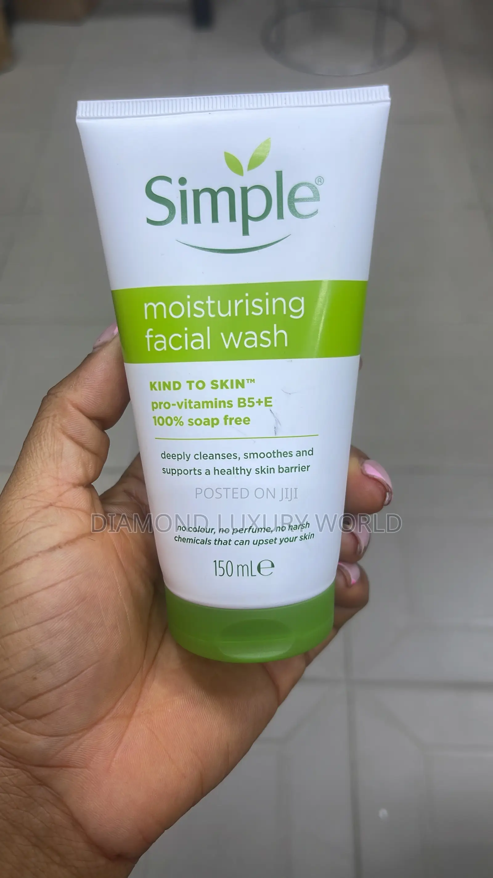 Simple Moisturising Facial Wash – Gentle Face Cleanser