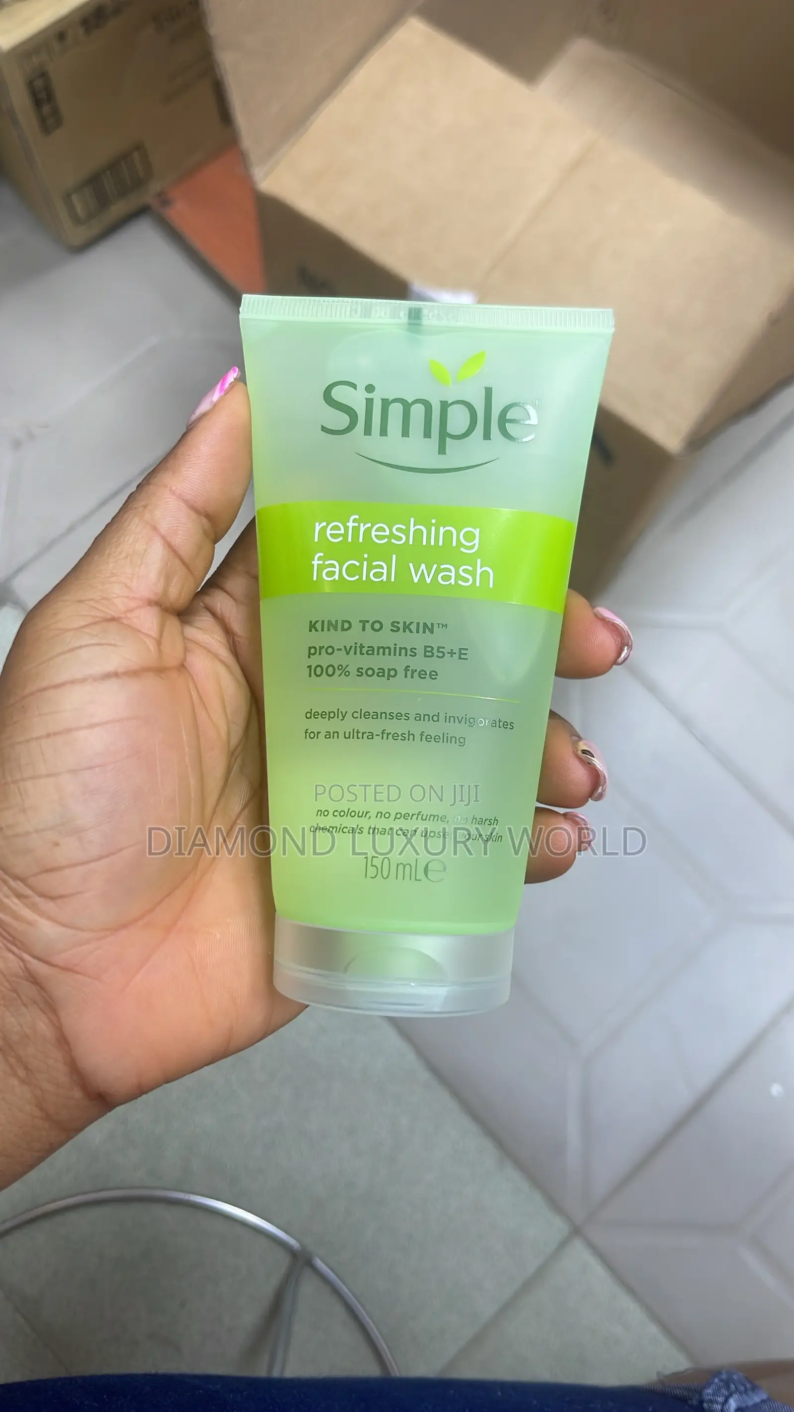 Simple Moisturising Facial Wash – Gentle Face Cleanser